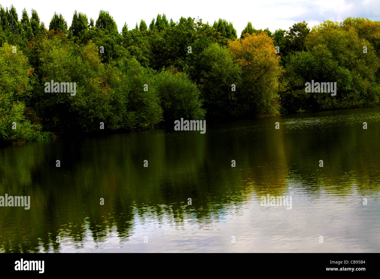 Erstaunliche See Reflexion Stockfoto