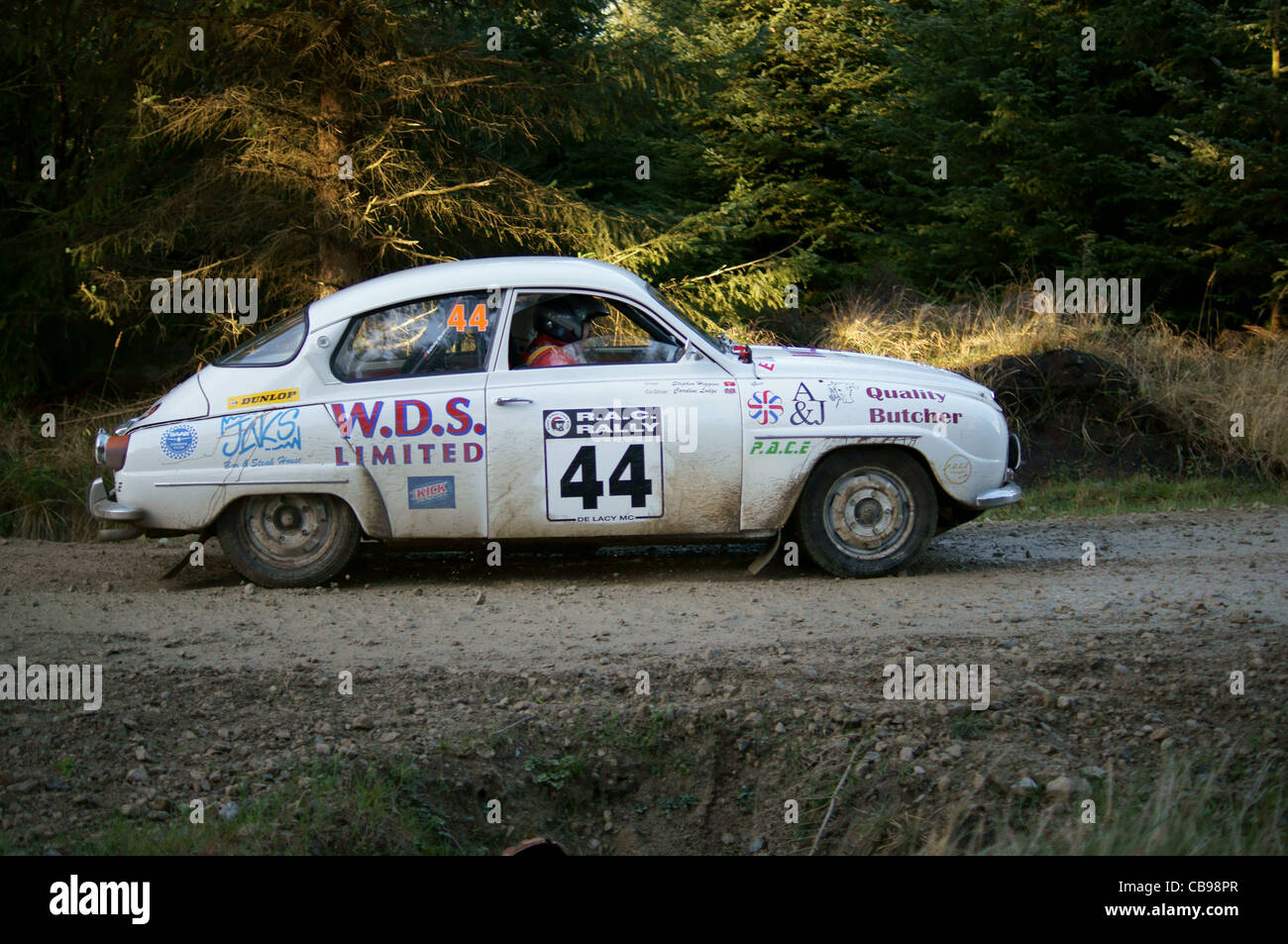 Saab Rallye Saab rallye auto -Fotos und -Bildmaterial in hoher Auflösung – Alamy