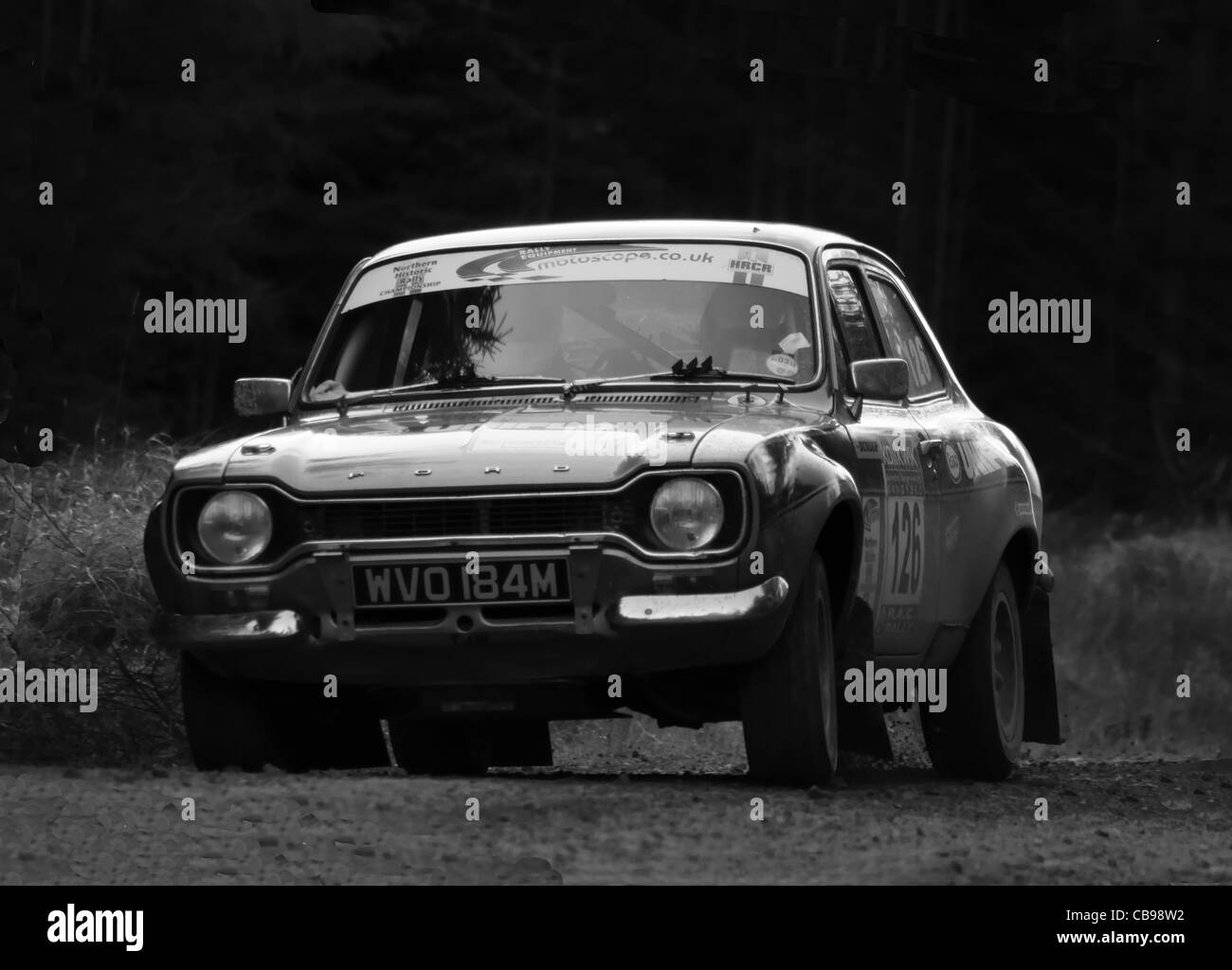 Ford Escort Mk ich Rallye Auto Stockfoto