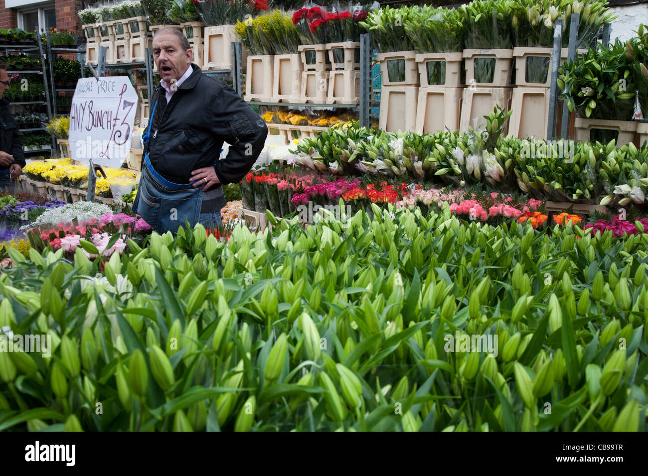Columbia Flower Market, London, UK Stockfoto