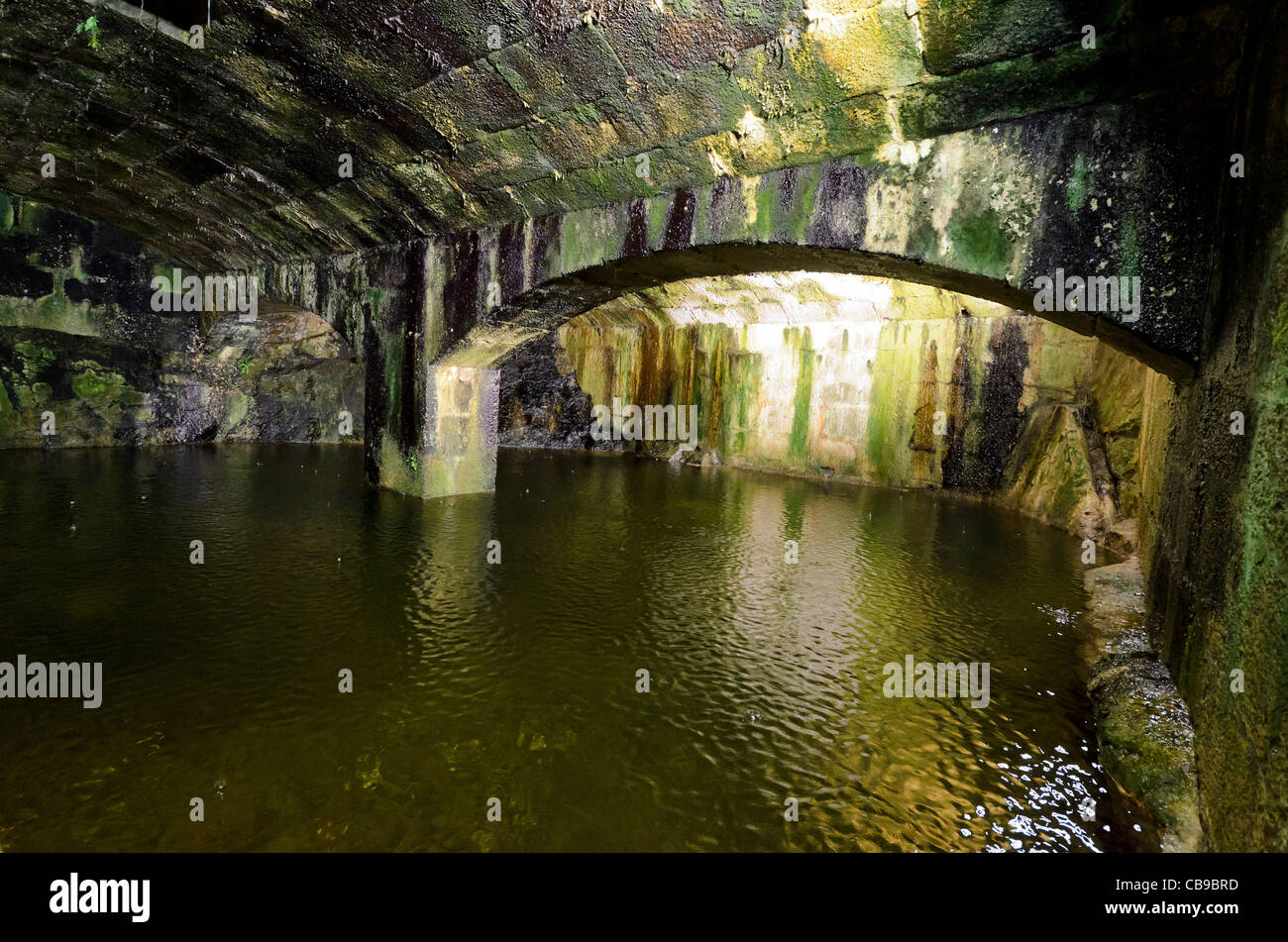 Kaution - Schloss von San Antón - Wasserfestung erbaut zwischen dem 16. und 17. Jahrhundert auf einer kleinen Insel in der Bucht von La Coruña, zur Verteidigung der Stadt gegen Angriffe aus dem Meer kommen. Stockfoto