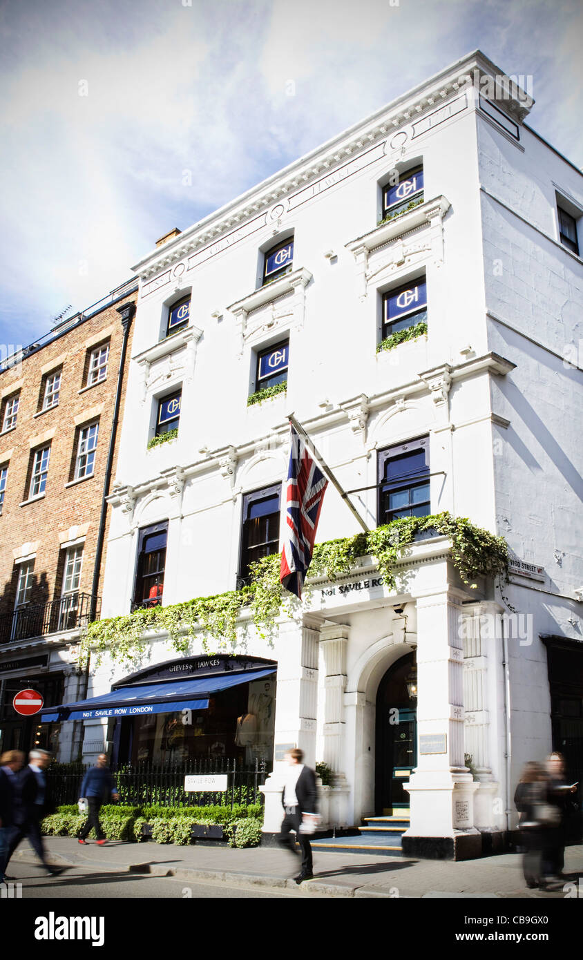 Savile Row London Stockfoto