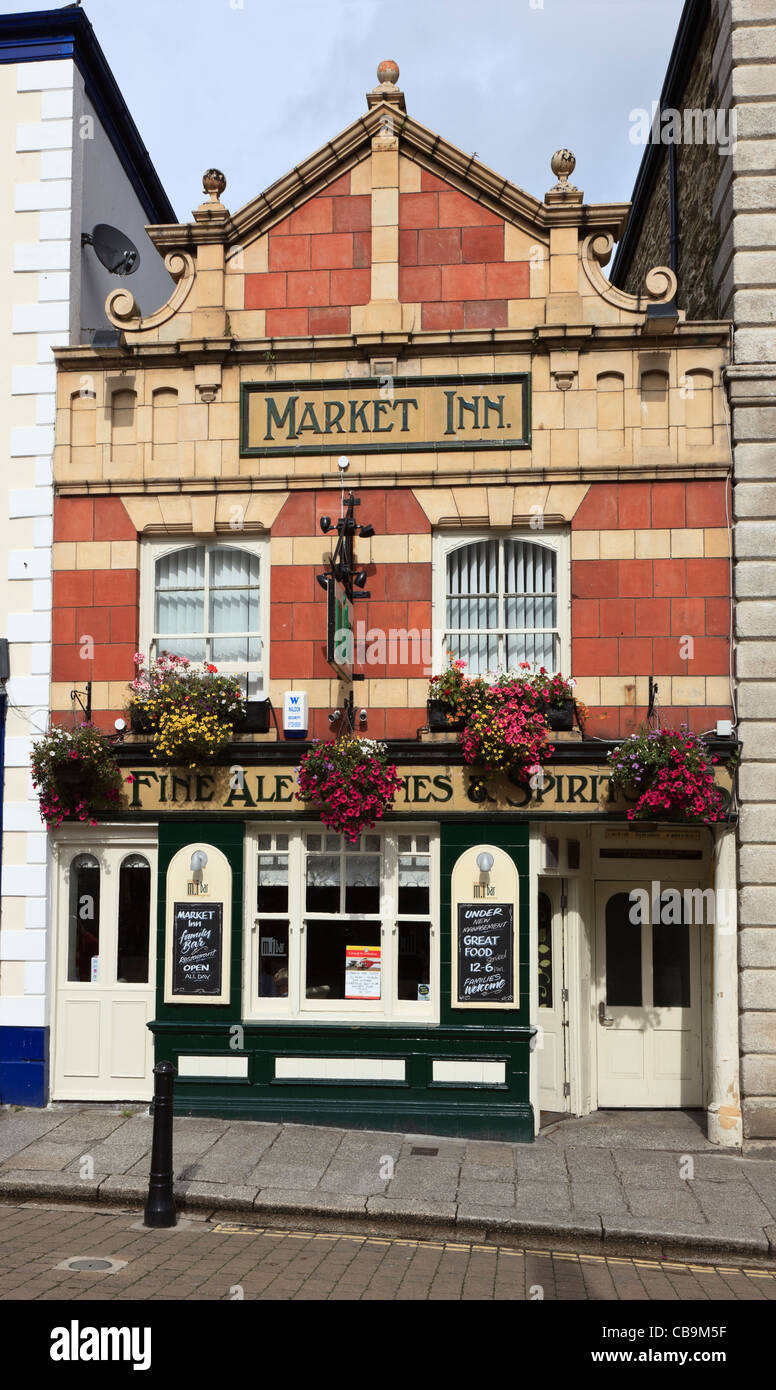 Zitrone Quay, Truro, Cornwall, England, Vereinigtes Königreich. M.i.-Bar in den alten Market Inn Stockfoto