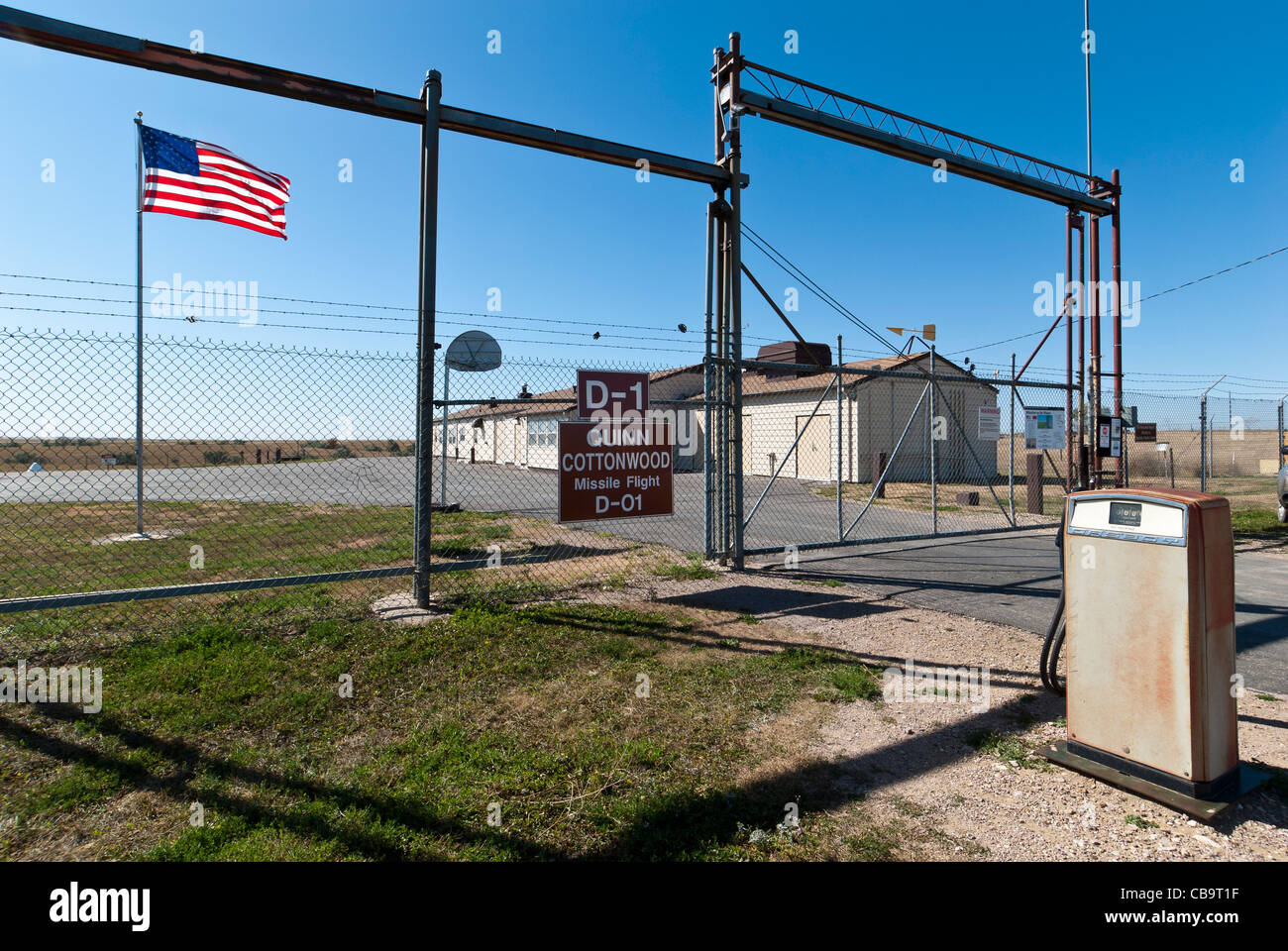 Minuteman Rakete nationalen historischen Standort in South Dakota. Stockfoto