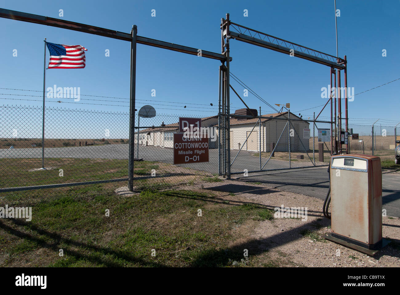 Minuteman Rakete nationalen historischen Standort in South Dakota. Stockfoto