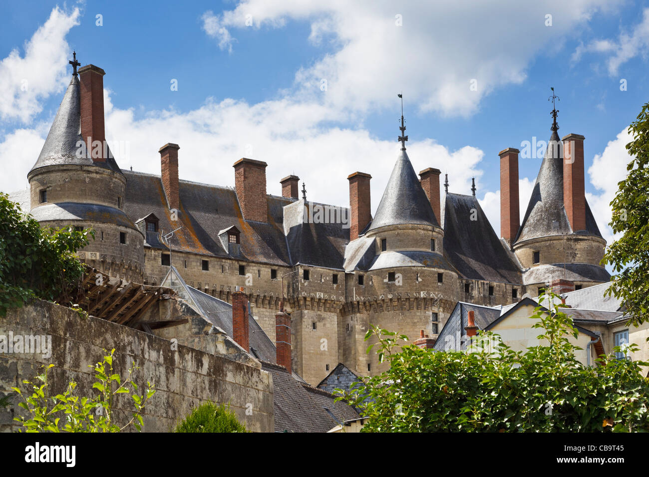 Wickelten Schloss in der Stadt wickelten im Loire-Tal, Frankreich Stockfoto