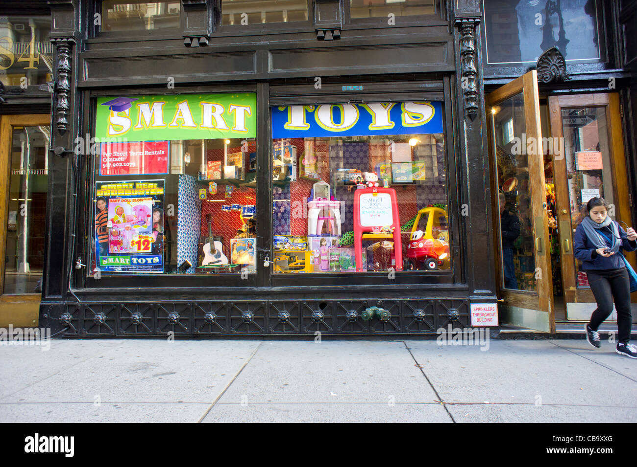 Ein intelligentes Spielzeug Kette pop-up Store im Stadtteil Noho von New York Stockfoto