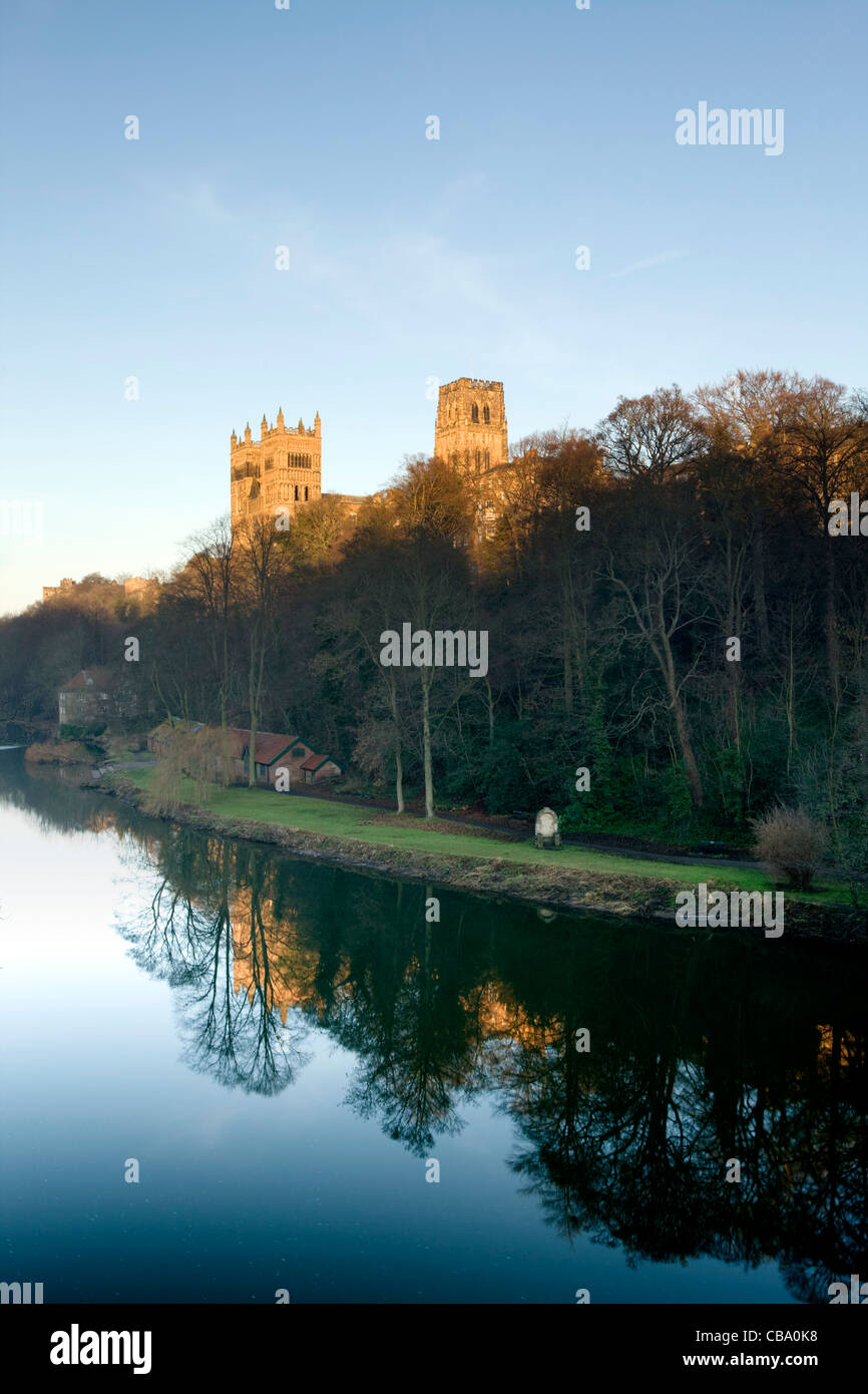 Fluss-Abnutzung-Durham Stockfoto