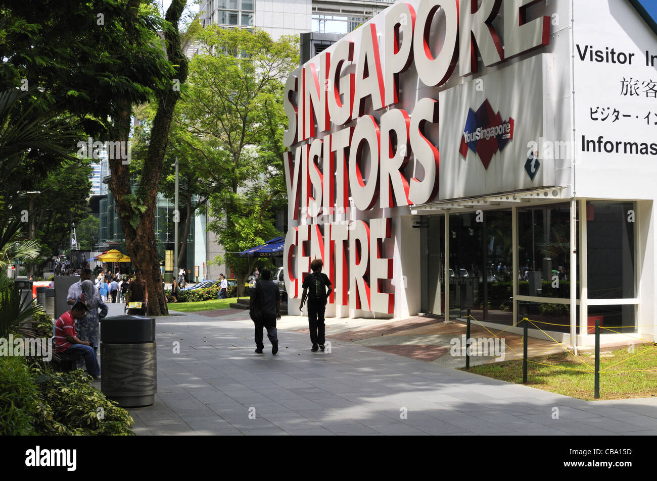 Singapur Besucherzentrum auf der Orchard Road. Stockfoto