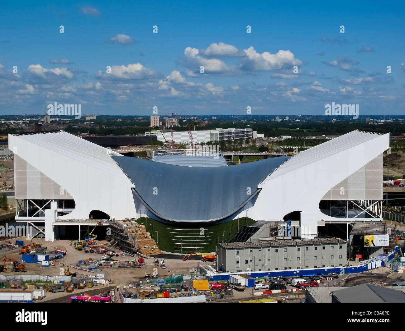 2014, Stratford, England.  Aquatics Centre an der 2012 Olympische Spiele, London. Stockfoto