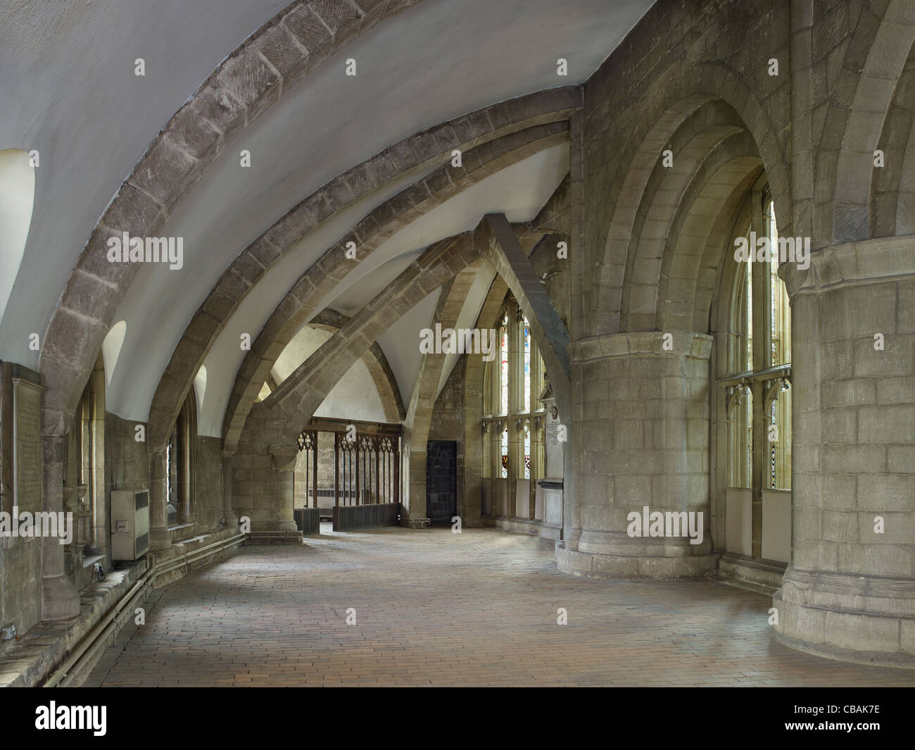 Gloucester Cathedral Chor Nordempore Stockfoto