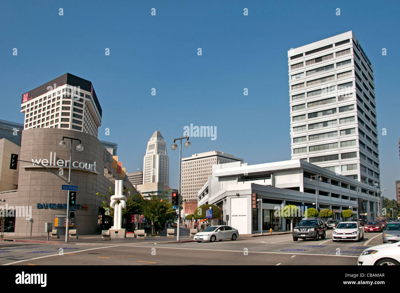 Little Tokyo Japan Japanisch Zentrum der Stadt Los Angeles USA Stockfoto