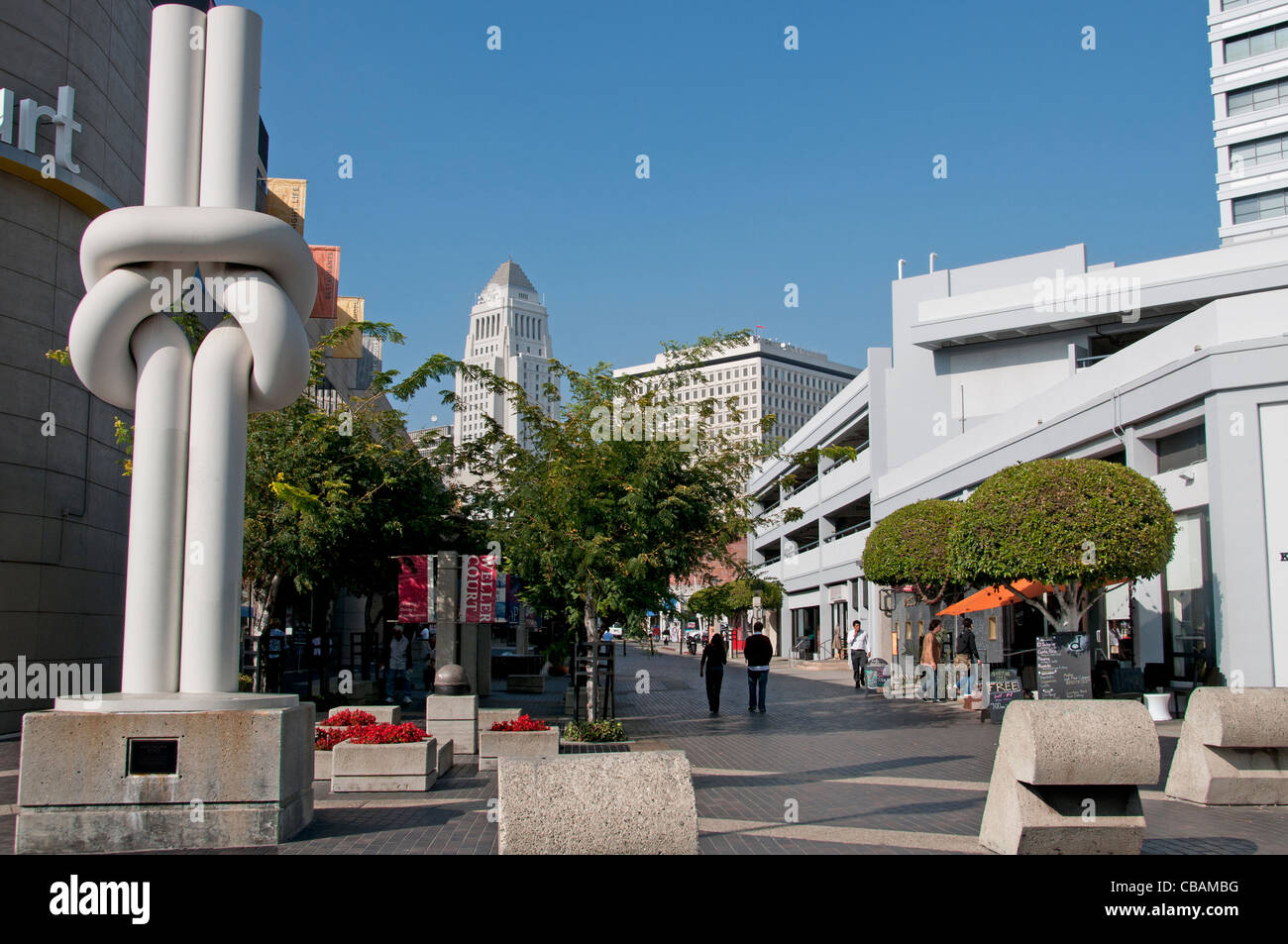 Little Tokyo Japan Japanisch Zentrum der Stadt Los Angeles USA Stockfoto