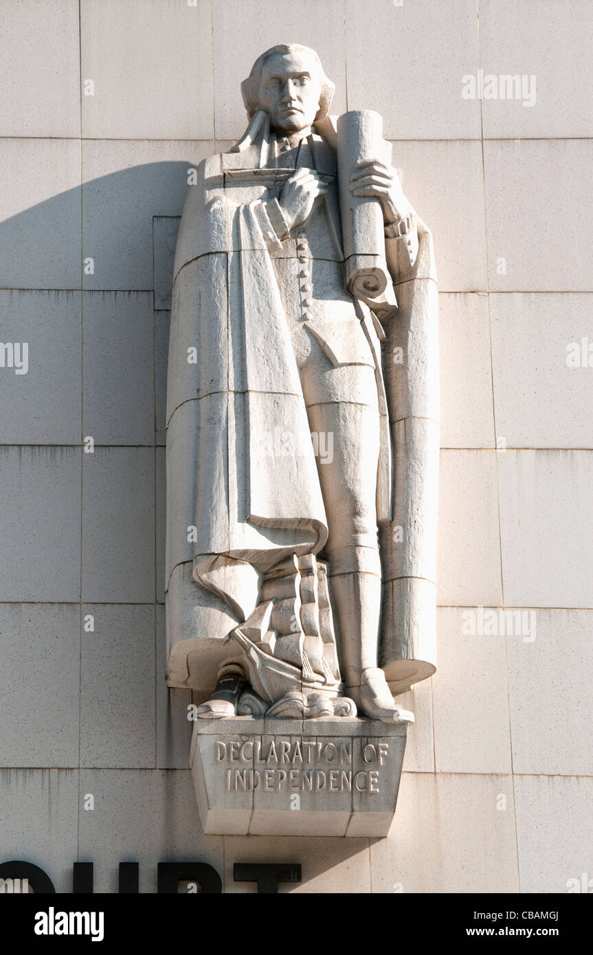 Los Angeles Superior Court Stanley Mosk Gerichtsgebäude Vereinigte Staaten Stockfoto