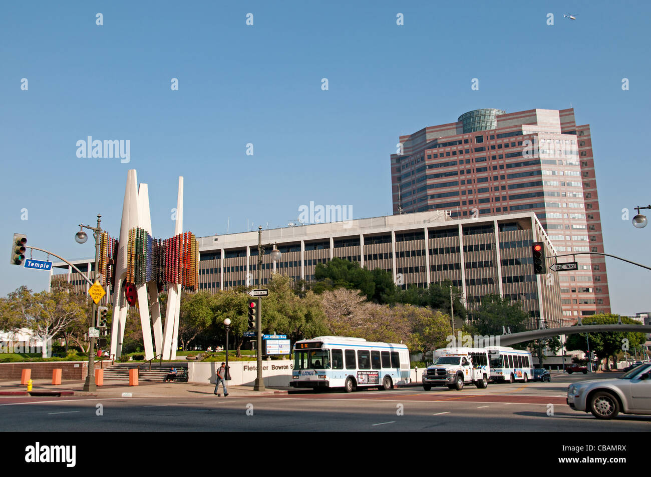 Dow-Stadt von Los Angeles, Vereinigte Staaten von Amerika amerikanische USA Stockfoto