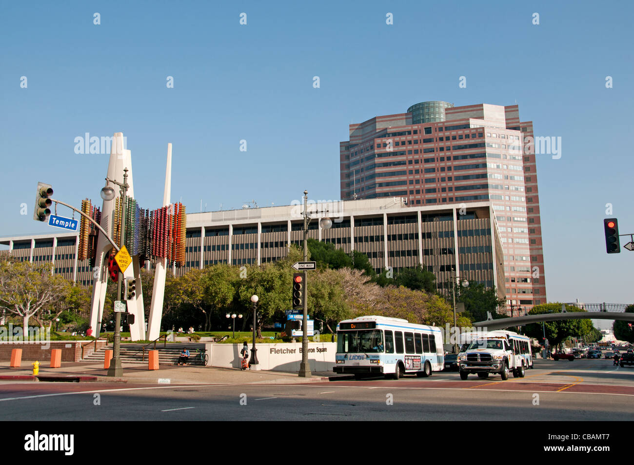 Dow-Stadt von Los Angeles, Vereinigte Staaten von Amerika amerikanische USA Stockfoto