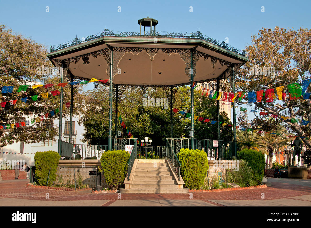 El Pueblo Innenstadt Spanisch Spanien Los Angeles Kalifornien Vereinigte Staaten Stockfoto