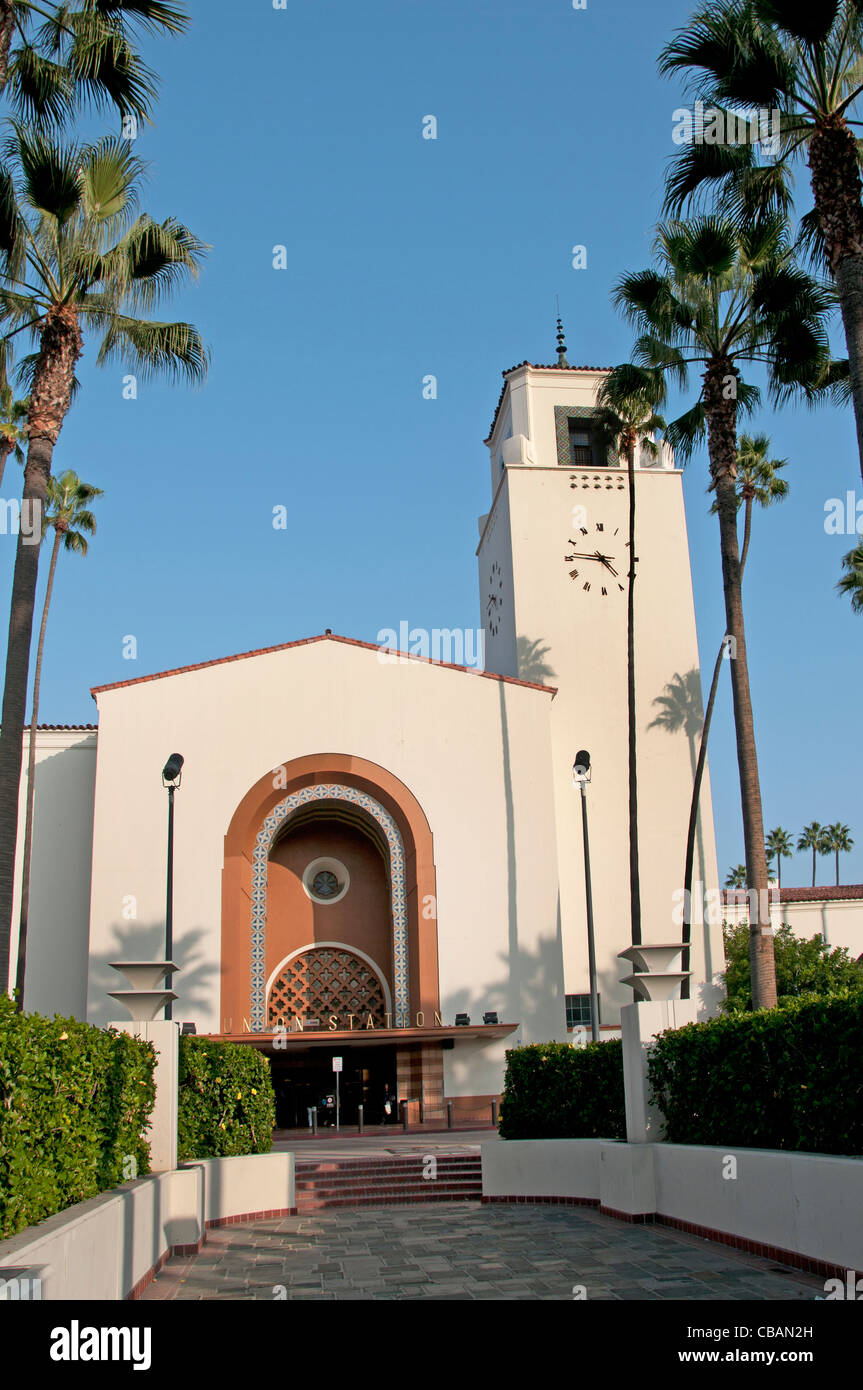 Union Station Dow Stadt Stadt Los Angeles amerikanischen USA, Vereinigte Staaten von Amerika Stockfoto