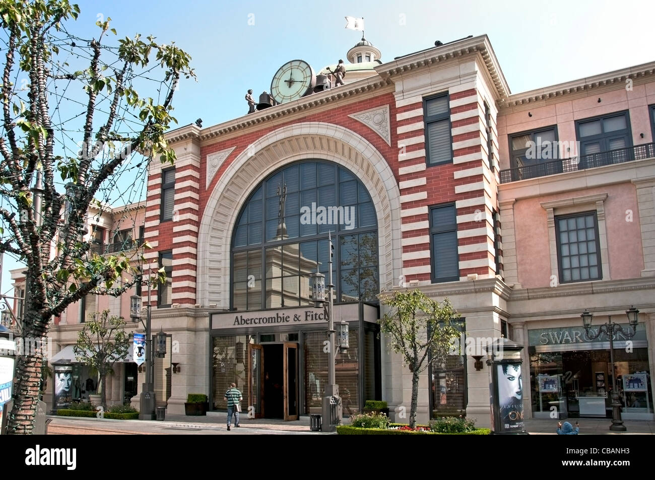 Der Grove Farmers Market Einzelhandel Entertainment Shopping Mall Los Angeles Kalifornien Vereinigte Staaten Stockfoto