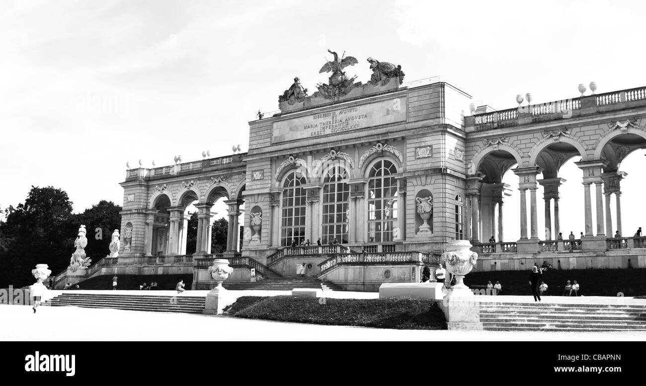 Gloriette in Schönbrunn, Wien (Österreich) Stockfoto