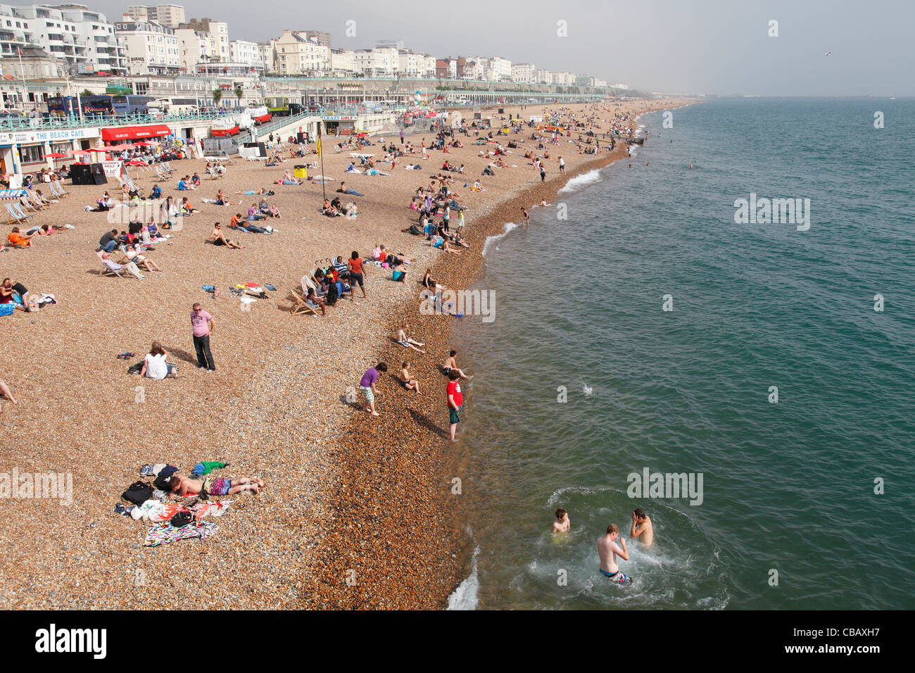 Strand von Brighton, Brighton, West Sussex, England, Großbritannien Stockfoto