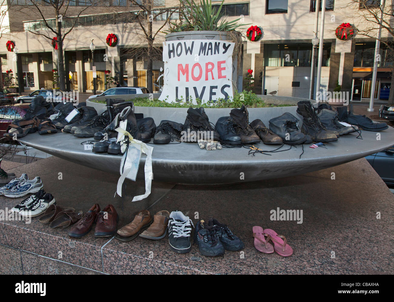 Washington, DC - The besetzen Washington DC Camp auf Freiheit Plaza. Stockfoto