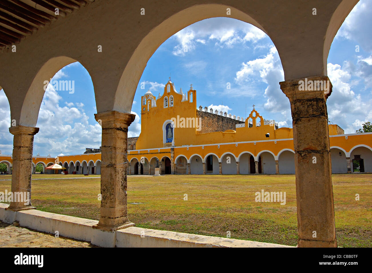 Convento San Antonio de Padua, Izamal, Mexiko Stockfoto