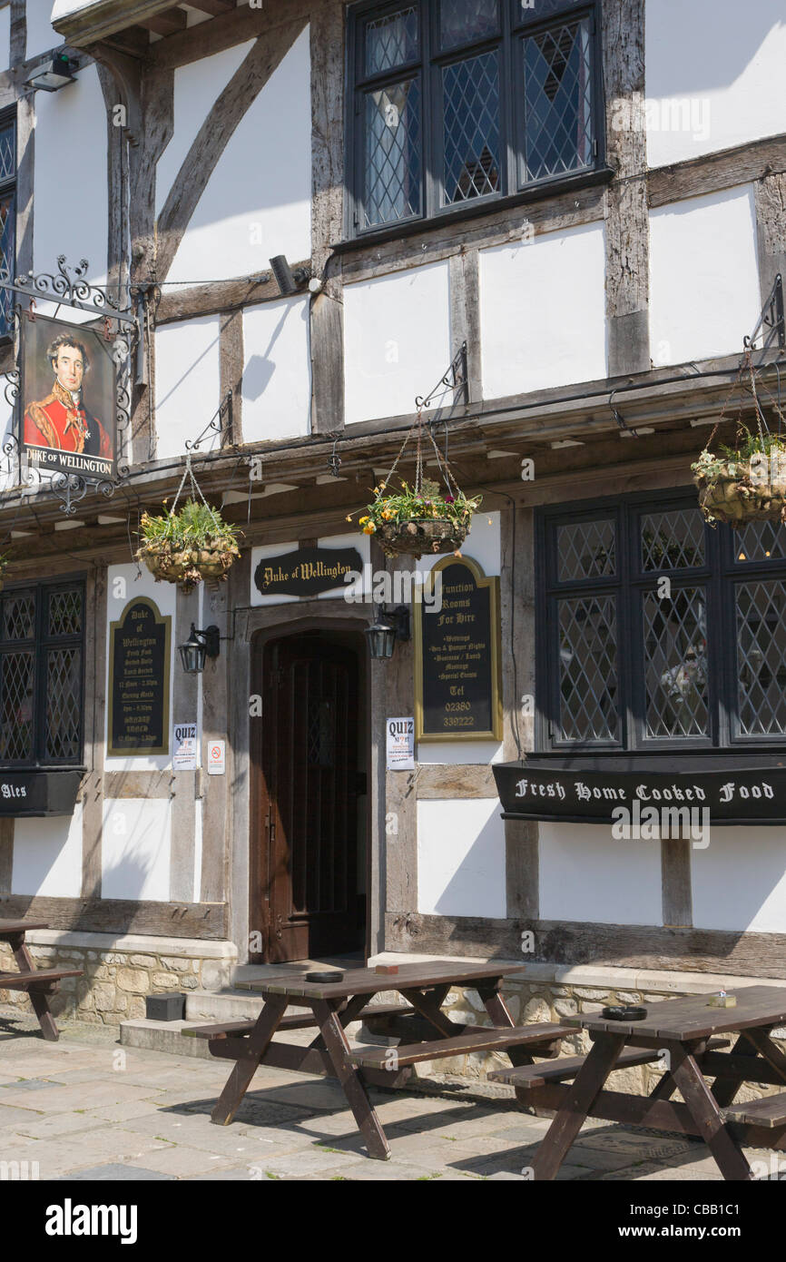 Der Herzog von Wellington Pub, Bugle Street, Old Town, Southampton, Hampshire, England, UK Stockfoto