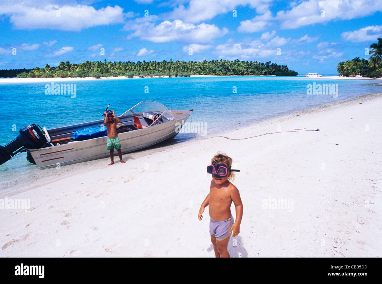 CookInseln, Kūki ' Āirani, SüdPazifik, Aitutaki, One Foot Island