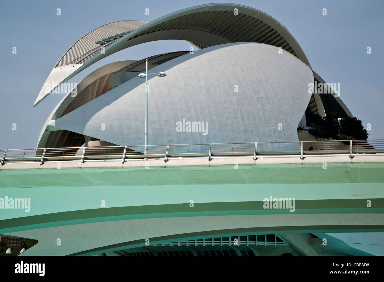 Valencia-Opernhaus, Stadt der Künste und Wissenschaften, Valencia, Spanien (Palau de Les Arts Reina Sofia) Stockfoto