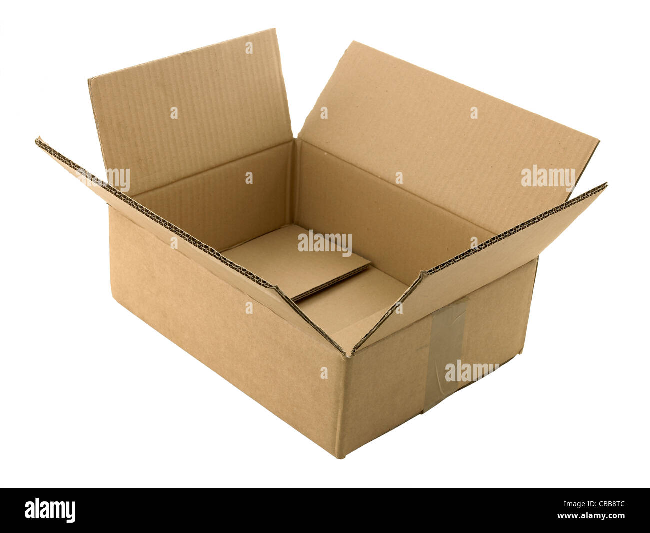 Karton-box Stockfoto