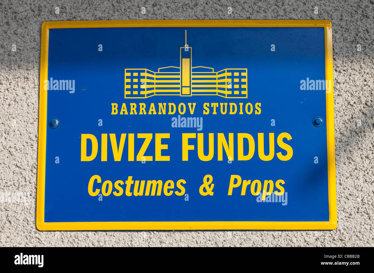 Barrandov Studios, Kostüme & Requisiten Fundus Stockfoto