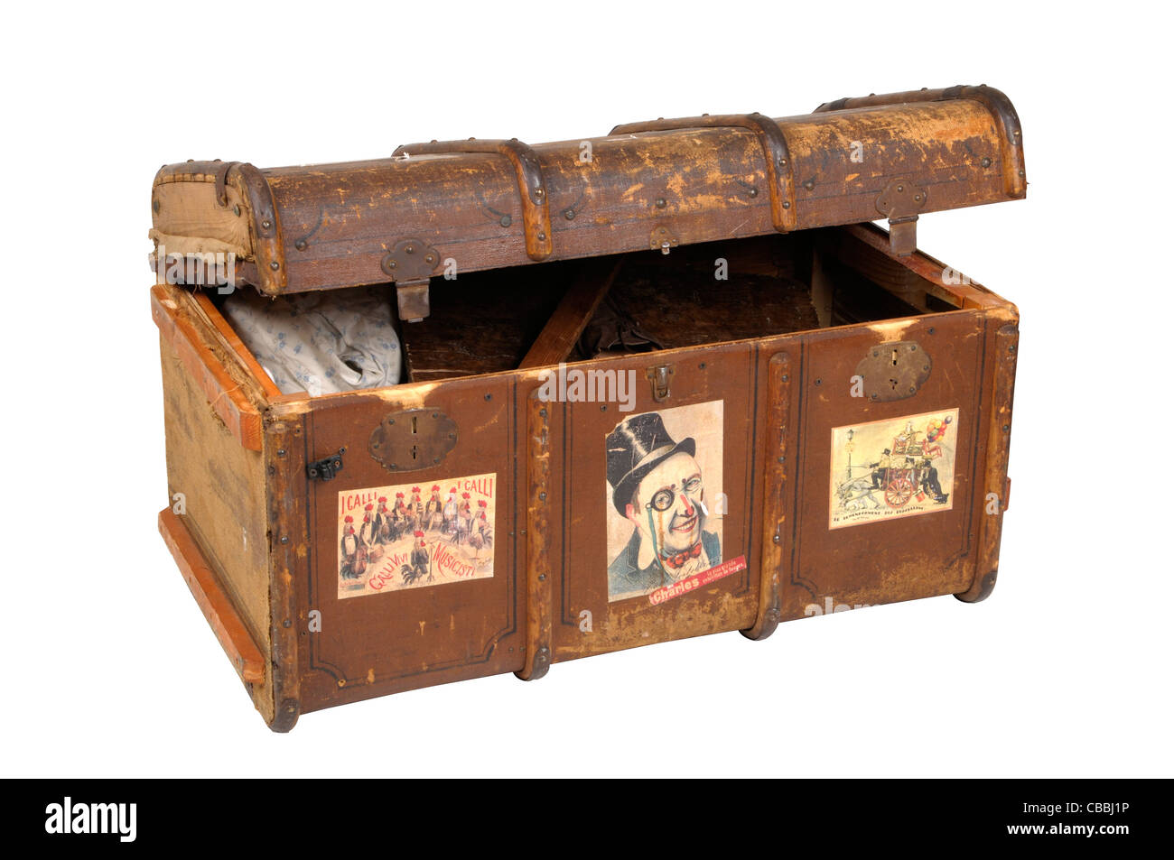 Antike Kunst Hintergrund Blackbox braune Brust enger Farbe Container Dekoration dekorative Gestaltung schmutzige Ausrüstung voller Möbel g Stockfoto