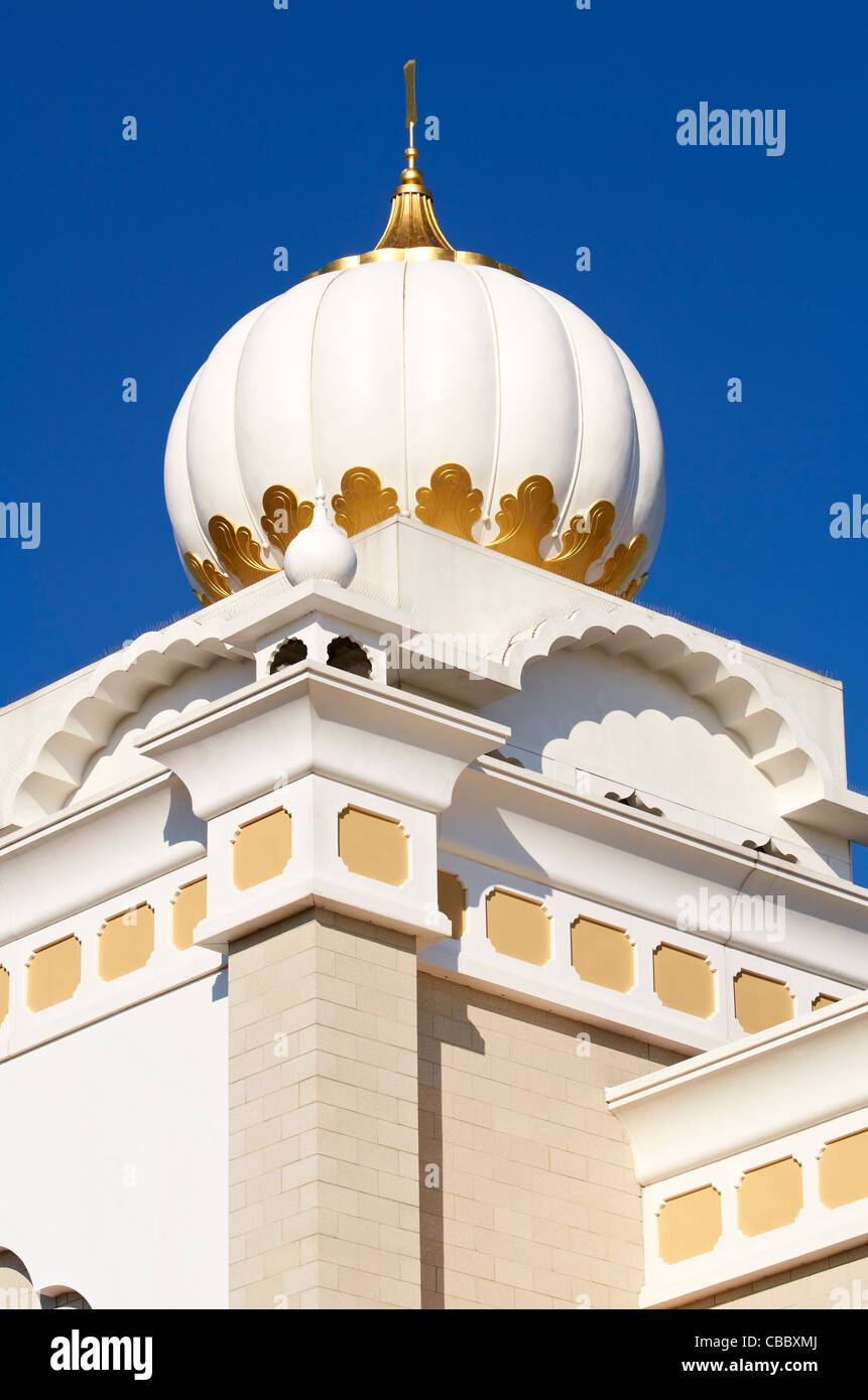 Gurdwara Sahib Sikh-Tempel, Leamington Spa, England Stockfoto