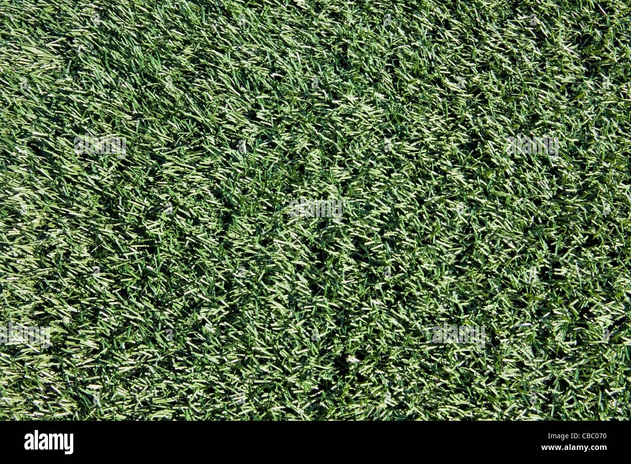 Kunstrasen für Sport, Feld, Nahaufnahme Stockfoto