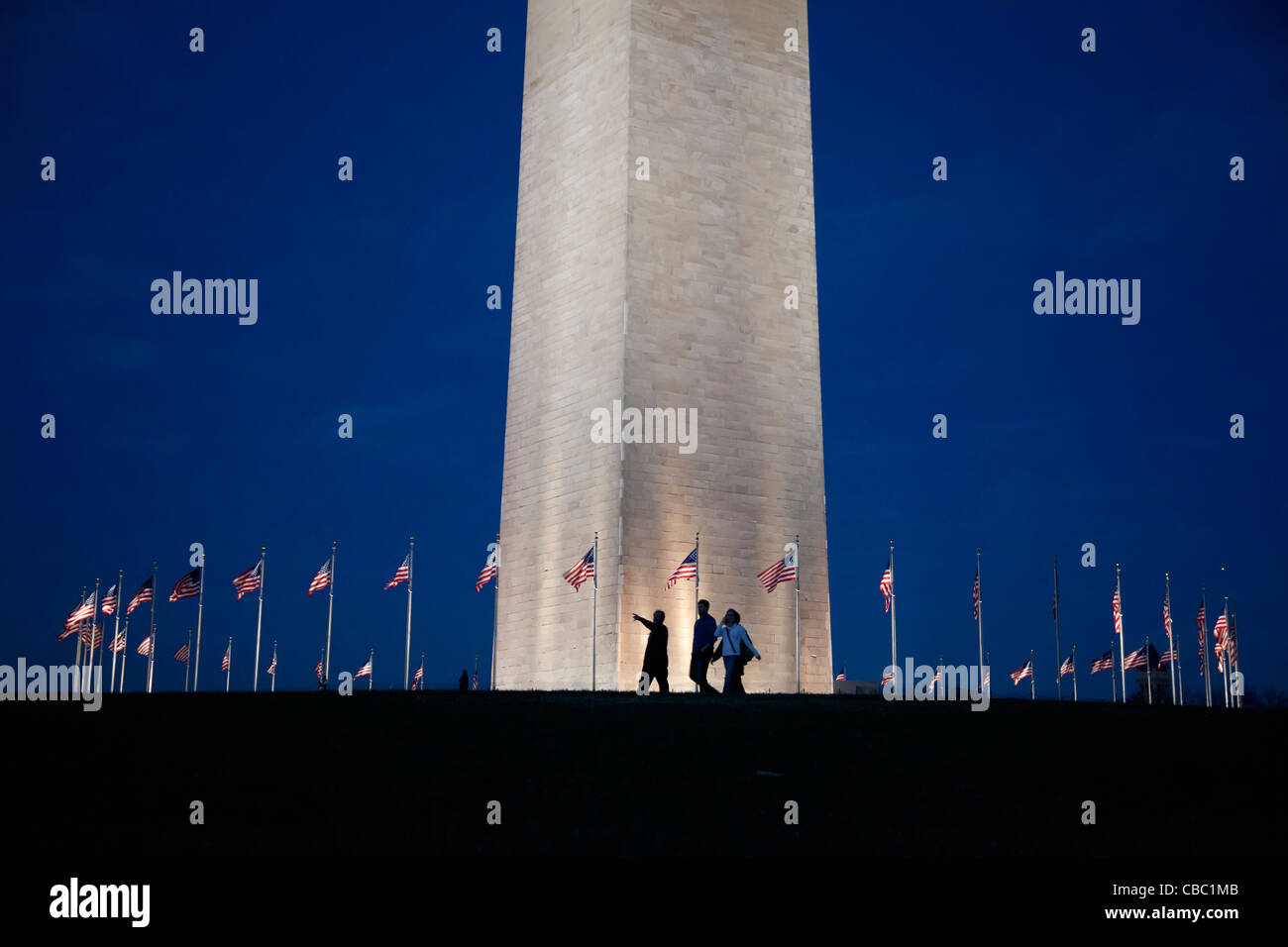 Washington, DC - Washington Monument. Stockfoto