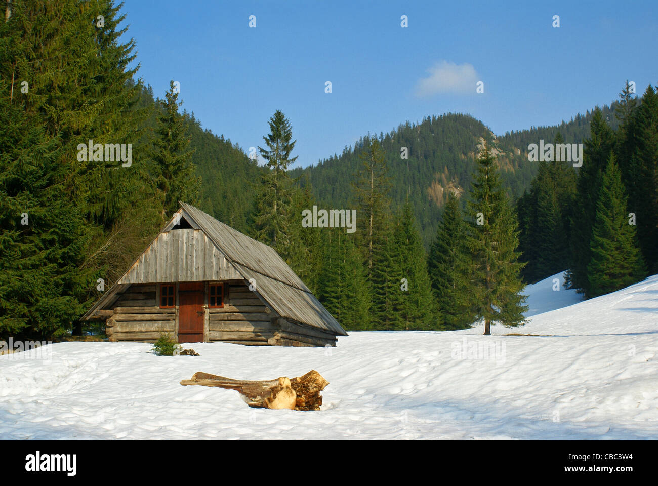 Tatra Gebirge. Winter. Polen. Stockfoto