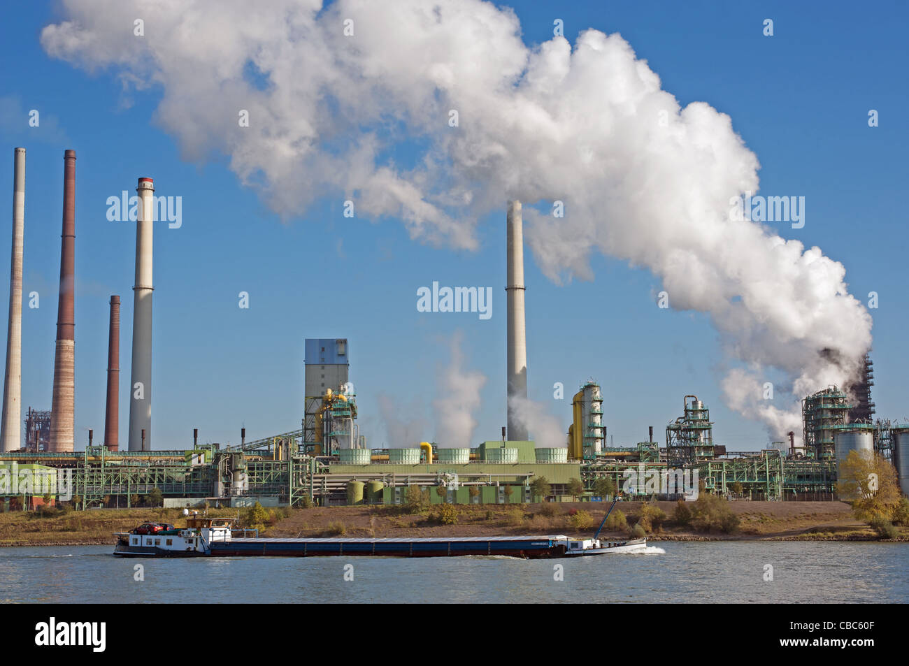 ThyssenKrupp Stahl Factory Deutschland Stockfoto