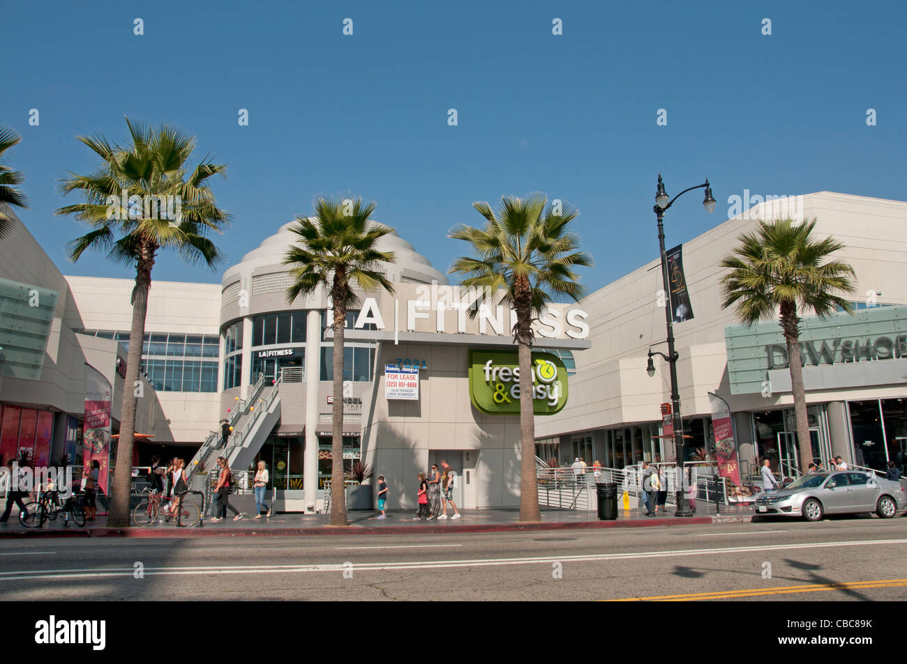 LA Fitness Hollywood Boulevard Kalifornien Vereinigte Staaten von Amerika Amerikaner / USA Stadt Stockfoto