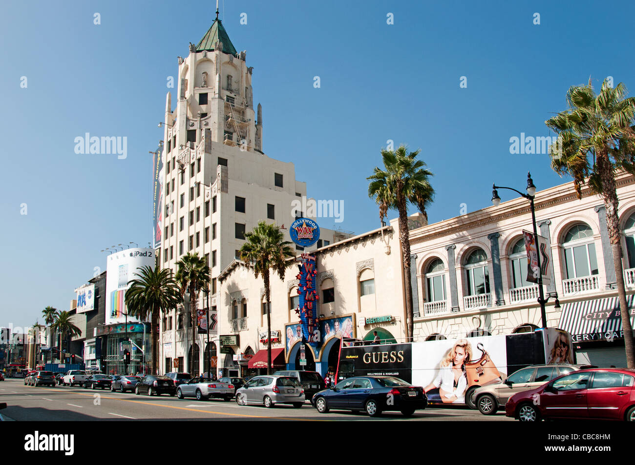 Hollywood Boulevard Kalifornien Vereinigte Staaten von Amerika Amerikaner / USA Stadt Stockfoto