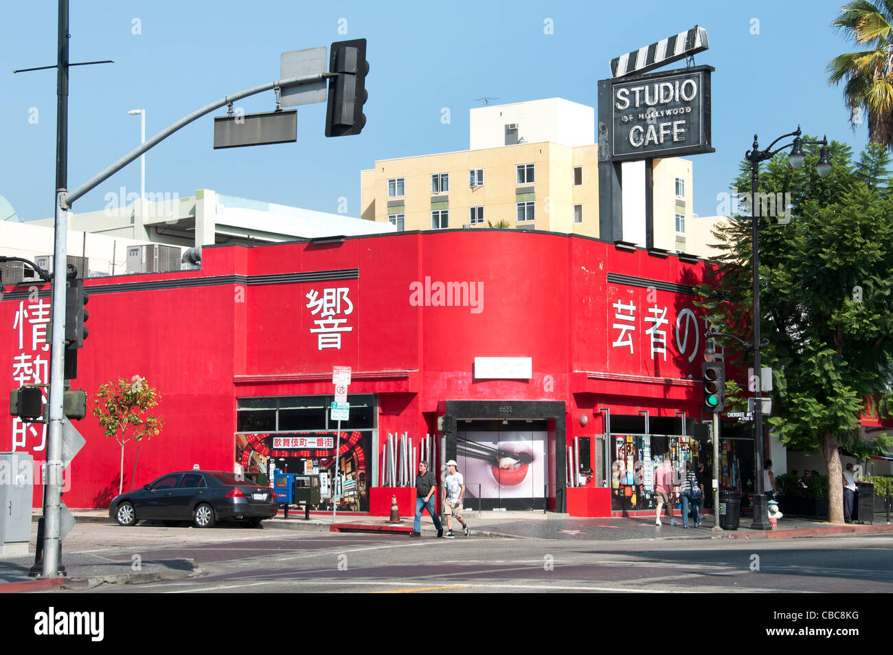 Studio Cafe Hollywood Boulevard Kalifornien Vereinigte Staaten von Amerika Amerikaner / USA Stadt Stockfoto