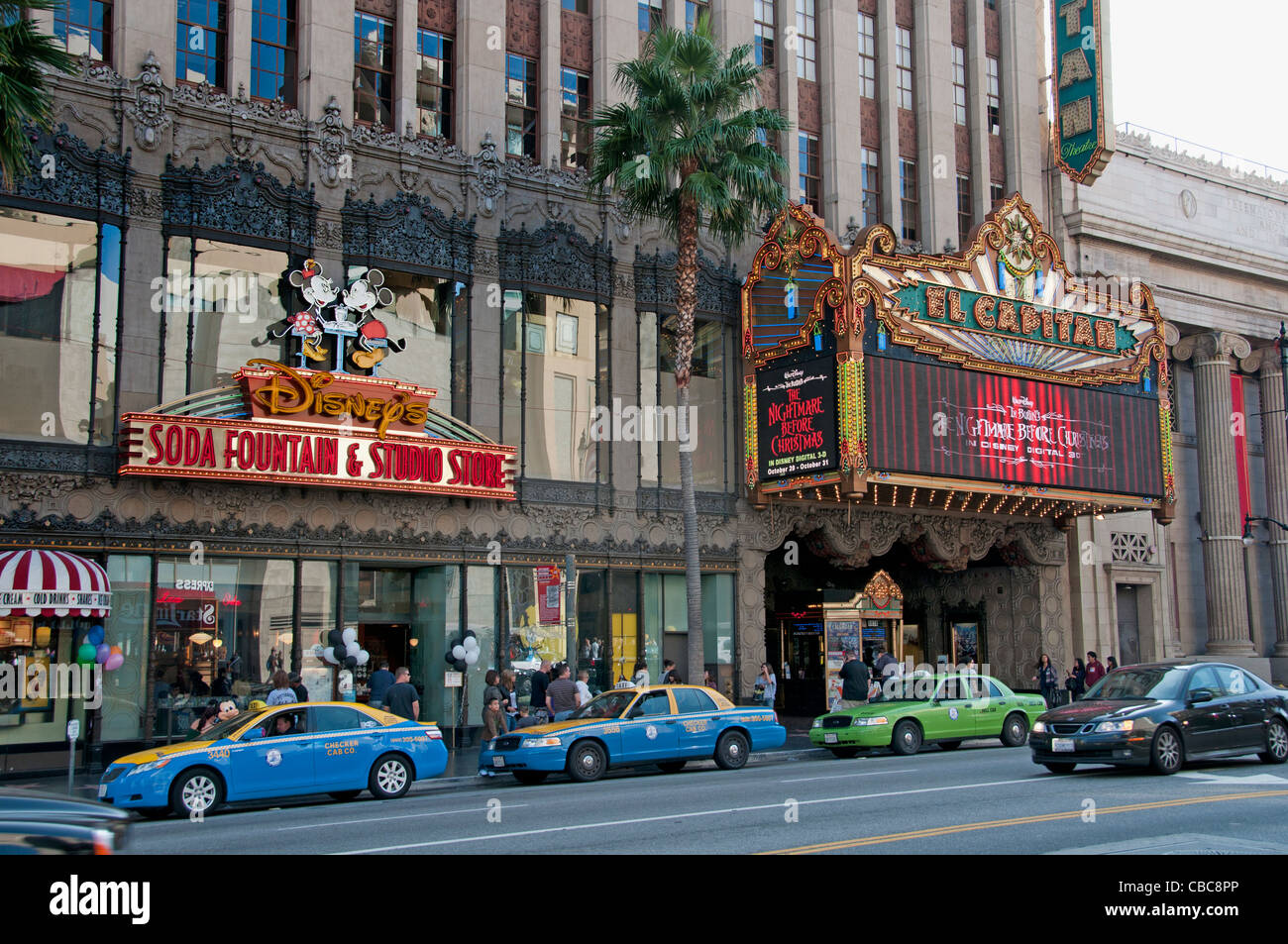Hollywood Boulevard Kalifornien Vereinigte Staaten von Amerika Amerikaner / USA Stadt Stockfoto