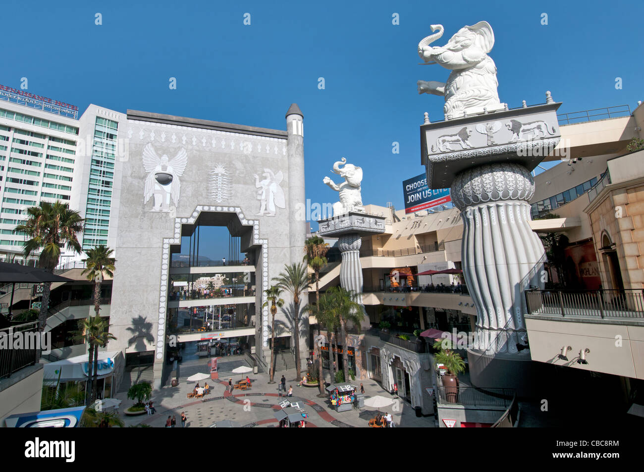 Babylon-Hof-Kodak-Theater Hollywood Boulevard Kalifornien Vereinigte Staaten von Amerika Amerikaner / USA Stadt Stockfoto