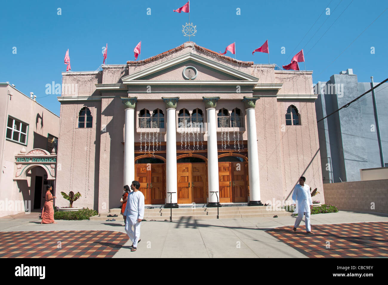 Hare-Krishna Gemeinschaft Culver City Kalifornien USA-Los Angeles Stockfoto