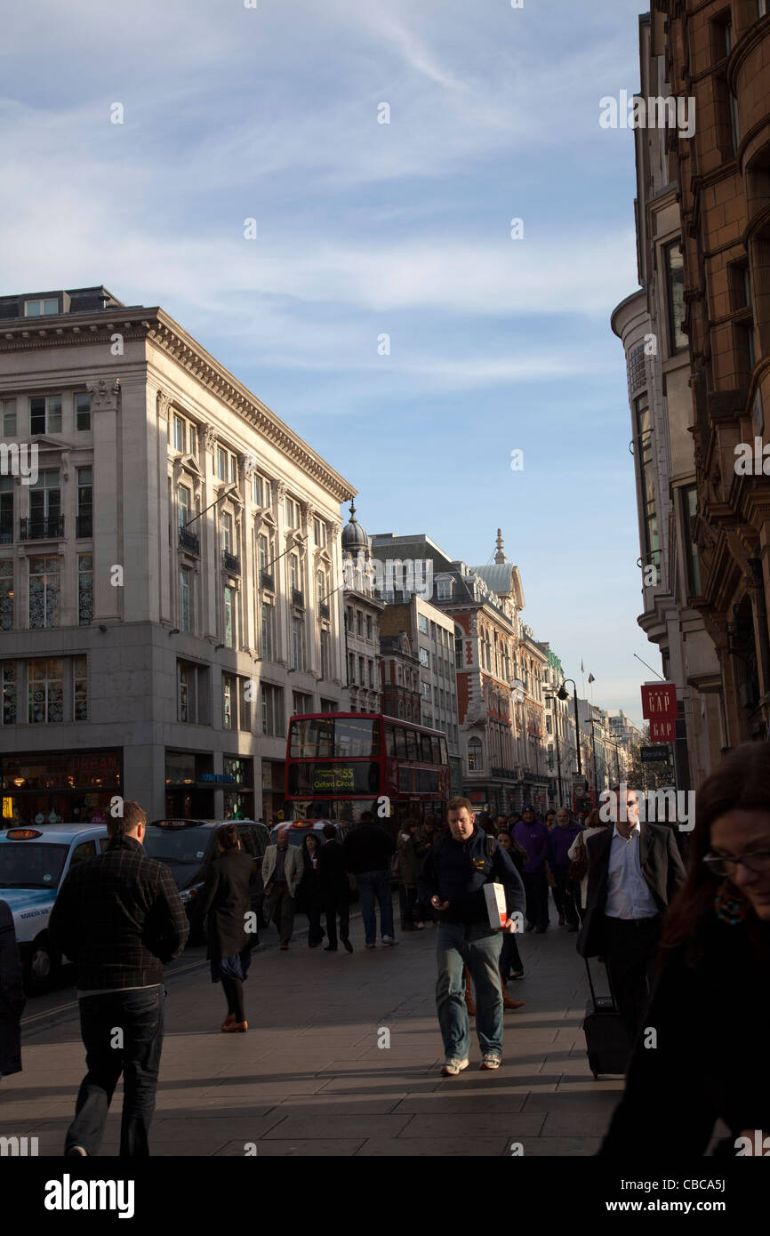 Oxford Street in London - UK Stockfoto