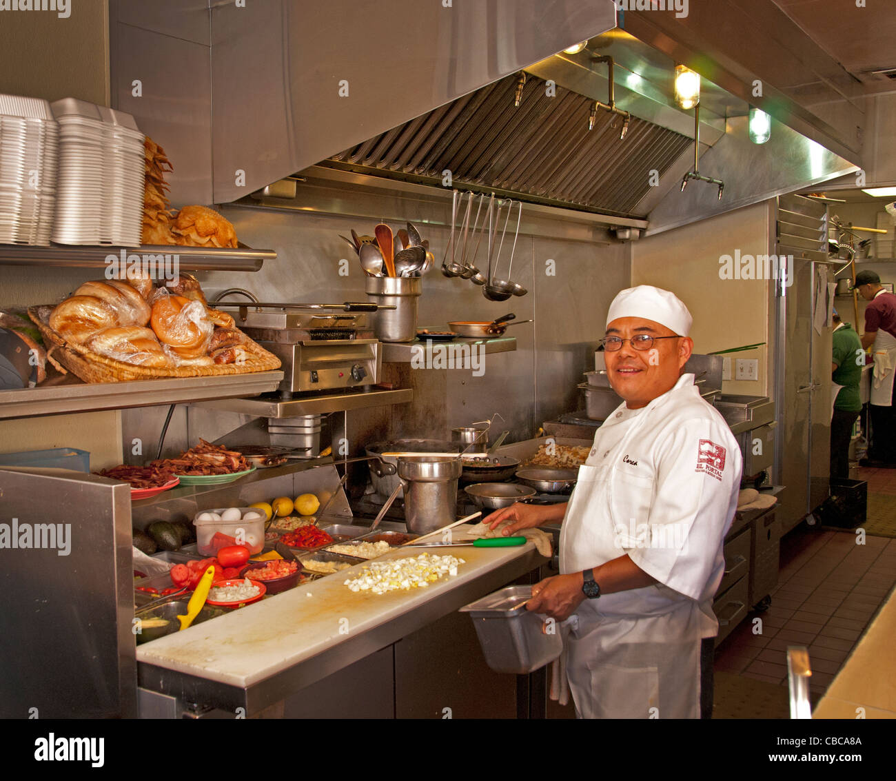 Yahaira des Cafe Pasadena Restaurant California USA Los Angeles Stockfoto