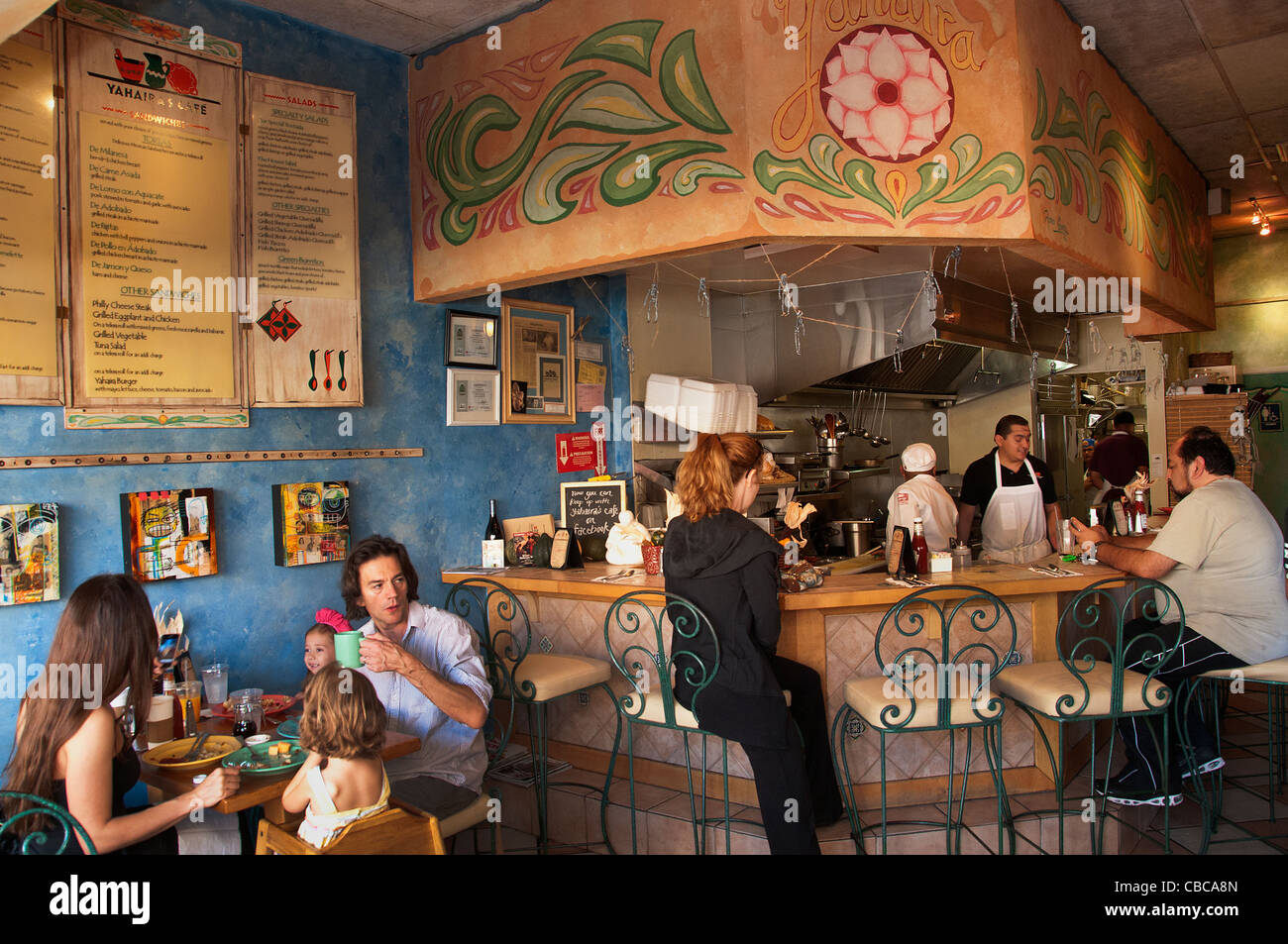 Yahaira des Cafe Pasadena Restaurant California USA Los Angeles Stockfoto