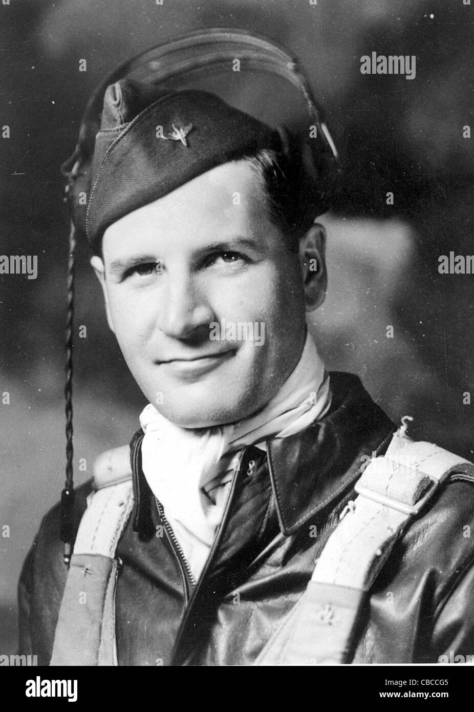 Ein WW11 USAAF Luftwaffe Flugpersonal des Krieges 1941-45. Stockfoto