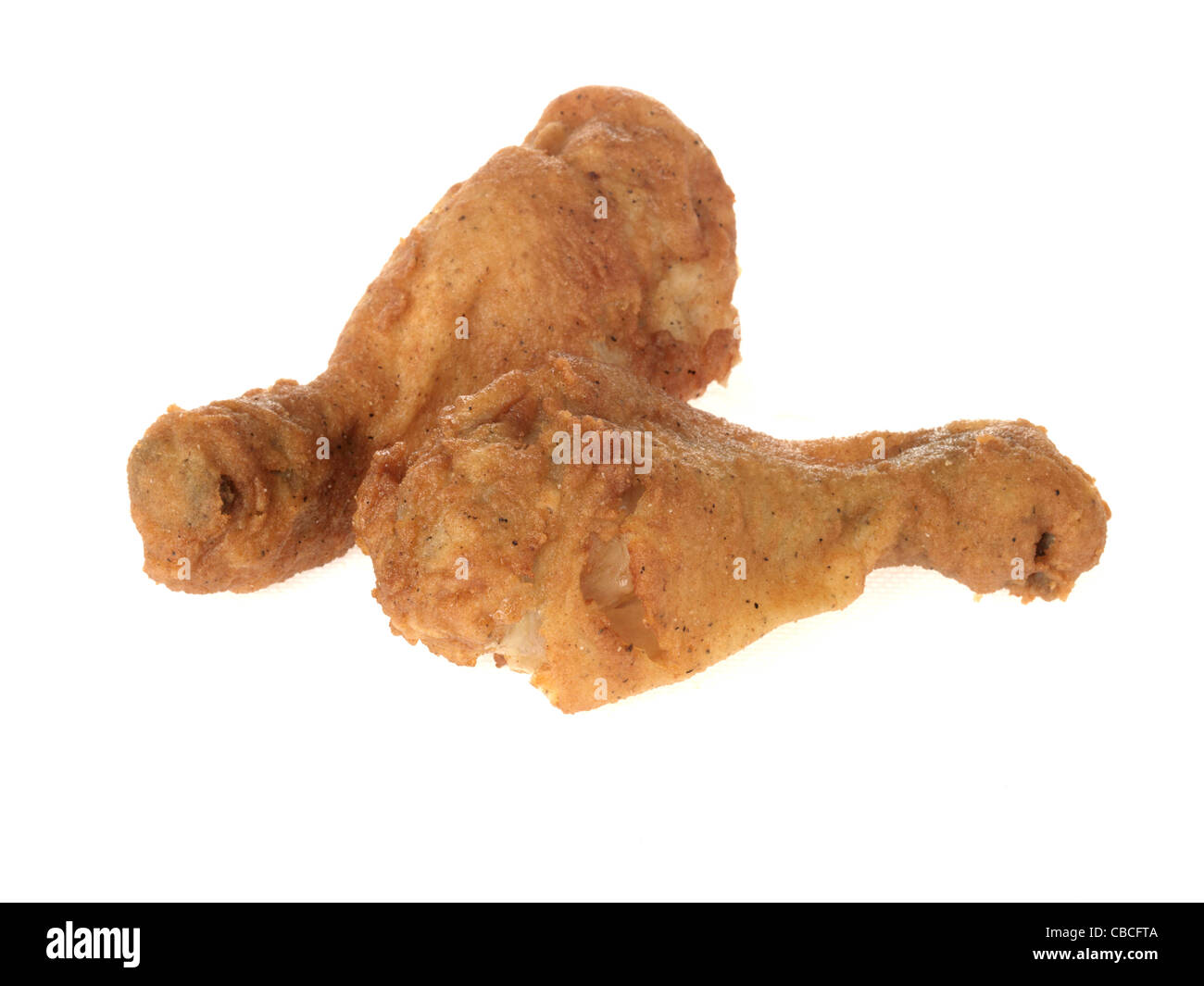 Gebratene Hähnchenschenkel Stockfoto