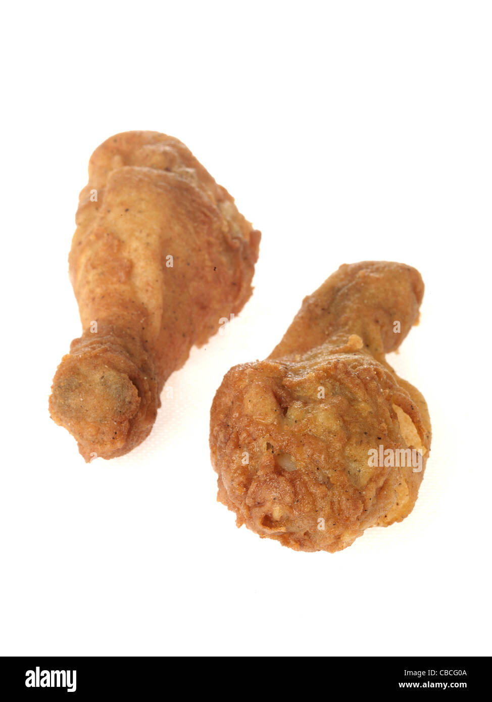 Gebratene Hähnchenschenkel Stockfoto
